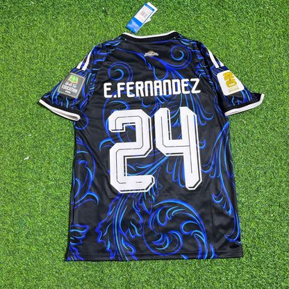 Maillot de football Enzo Fernández #24 Argentine Coupe du Monde 2026 Nouvelle saison
