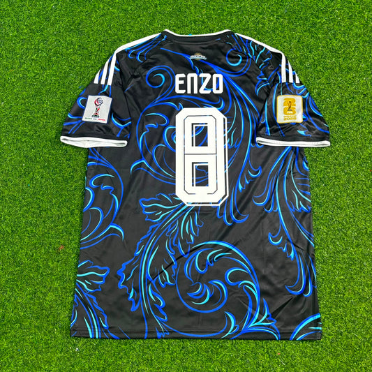 Enzo Fernández #8 Argentina 2026 World Cup New Season Football Jersey Kit