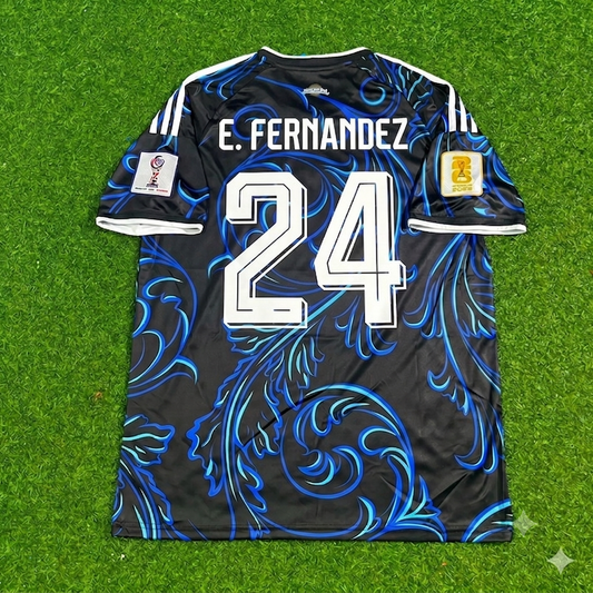 Enzo Fernández #24 Argentinien WM 2026 Neue Saison Fußballtrikot-Set