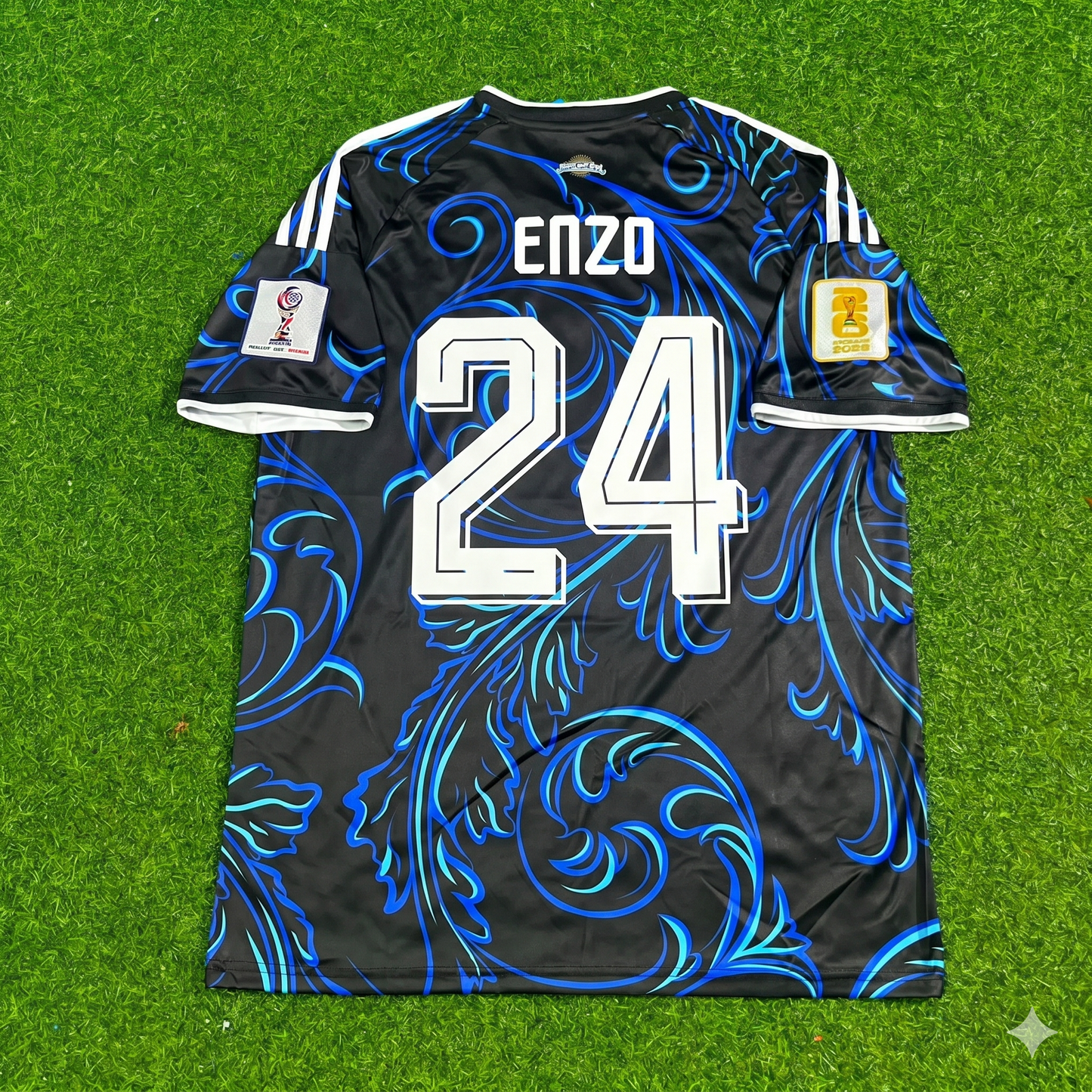 Enzo Fernández #24 Argentina 2026 World Cup New Season Football Jersey Kit