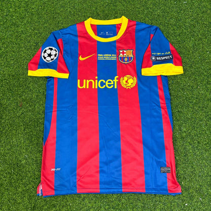 Eric Abidal 22- Barcelona 2011 London Final Jersey Trikot Maillot Soccer Shirt