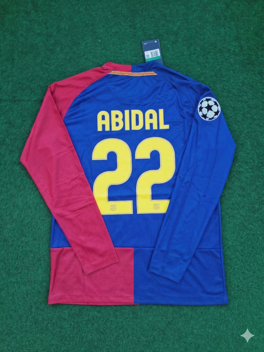 Eric Abidal Barcelona 2009 Champions League Final Retro Jersey