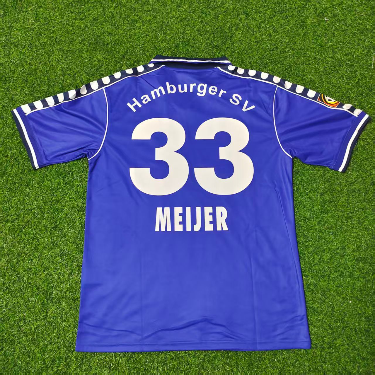 Erik Meijer Hamburger SV 2000-2001 Retro Heimtrikot Rot – Fußballtrikot