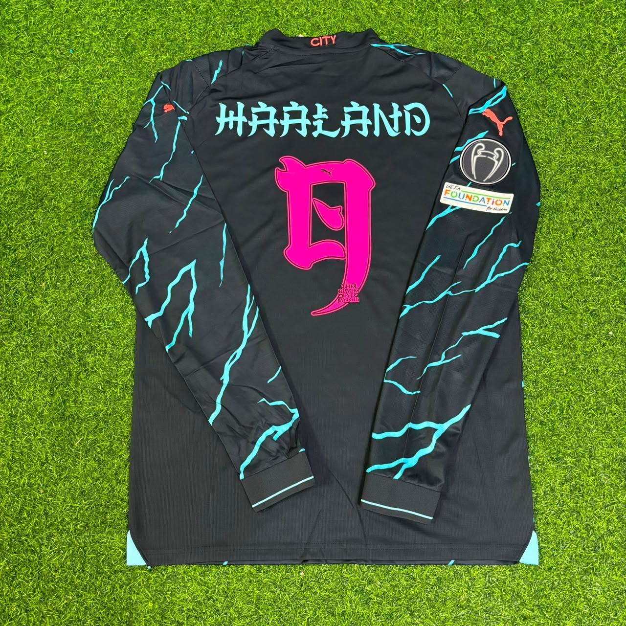 Erling Haaland Manchester City Special Font Jersey
