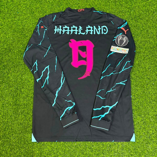 Erling Haaland Manchester City Special Font Jersey
