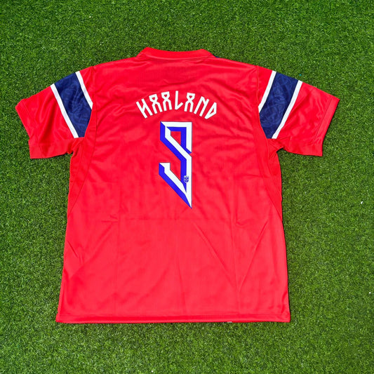 Erling Haaland #9 Norway 2026 World Cup Home Football Jersey