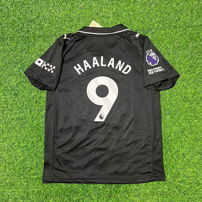 Erling Haaland Manchester City Away Black New Season 2026 Jersey Trikot Maillot Soccer Shirt