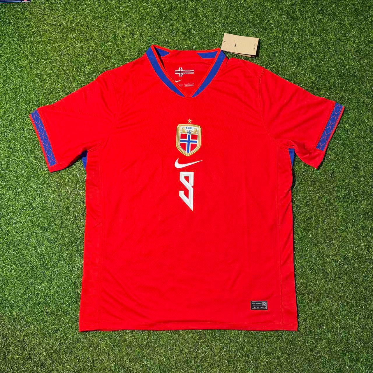 Erling Haaland Norway 2026 World Cup Home Football Jersey Kit