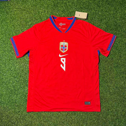 Erling Haaland Norway 2026 World Cup Home Football Jersey Kit