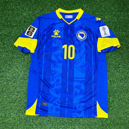 Ermedin Demirovic Bosnia and Herzegovina 2026 World Cup Home Football Jersey