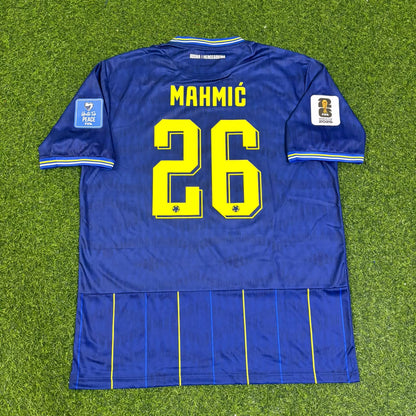 Ermin Mahmic Bosnia and Herzegovina 2026 World Cup Blue Football Jersey