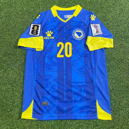 Esmir Bajraktarevic Bosnia and Herzegovina 2026 World Cup Home Football Jersey