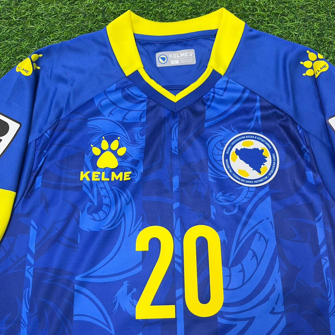 Esmir Bajraktarevic Bosnia and Herzegovina 2026 World Cup Home Football Jersey