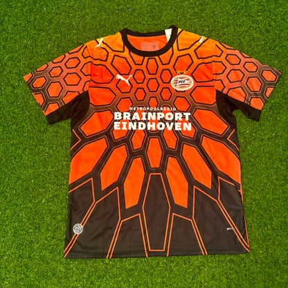 Esmir Bajraktarević PSV Eindhoven 2027 Orange Football Jersey