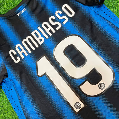 Esteban Cambiasso Inter 2011/2012 Football Jersey