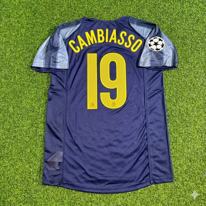 Esteban Cambiasso #19 Inter Milan 2004-05 Retro Football Jersey Kit
