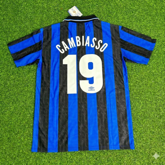 Esteban Cambiasso Inter Home Retro Football Jersey