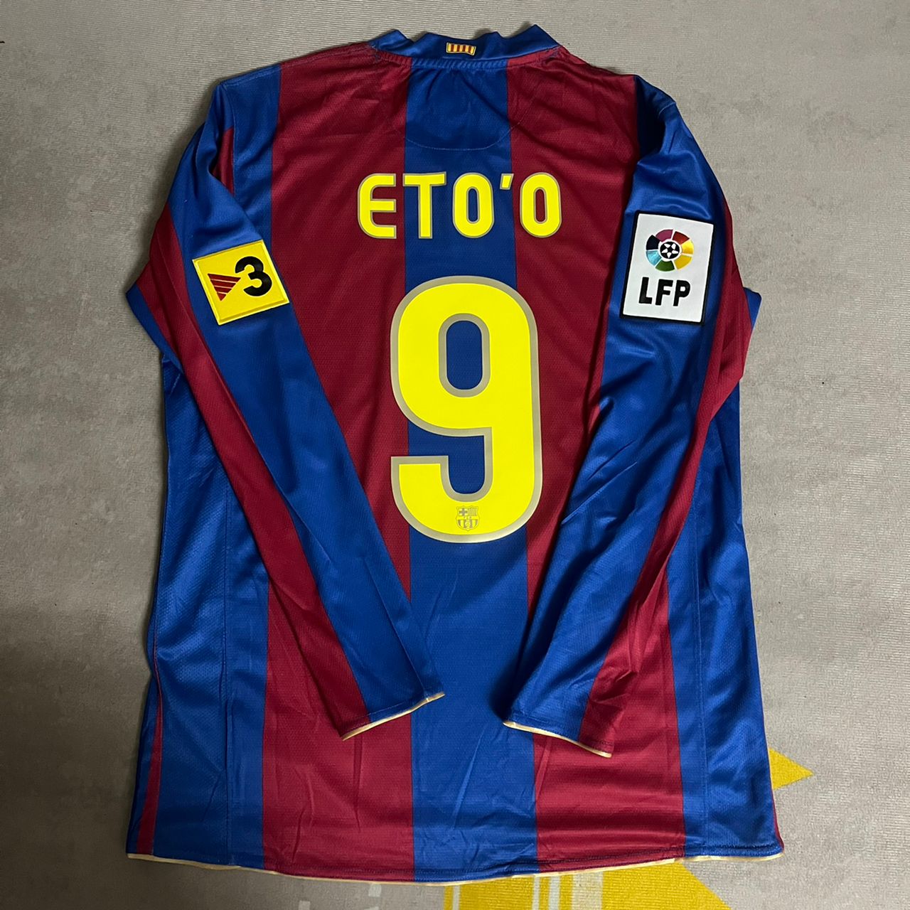 Samuel Eto'o Barcelona 2007 Retro Football Jersey