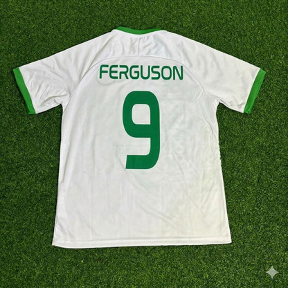 Evan Ferguson 9- Ireland Vintage Special Edition White Football Jersey Kit