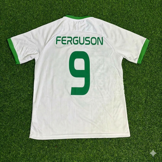 Evan Ferguson 9- Ireland Vintage Special Edition White Football Jersey Kit