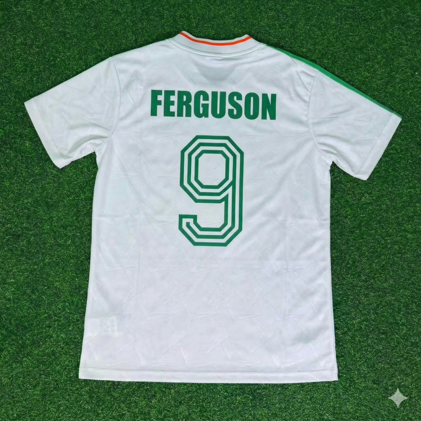 Evan Ferguson Ireland White Legendary Anniversary Retro Football Jersey Kit