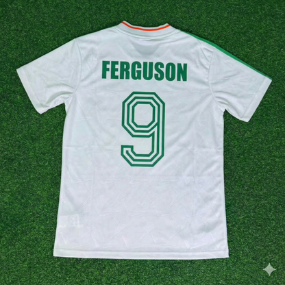 Evan Ferguson Ireland White Legendary Anniversary Retro Football Jersey Kit