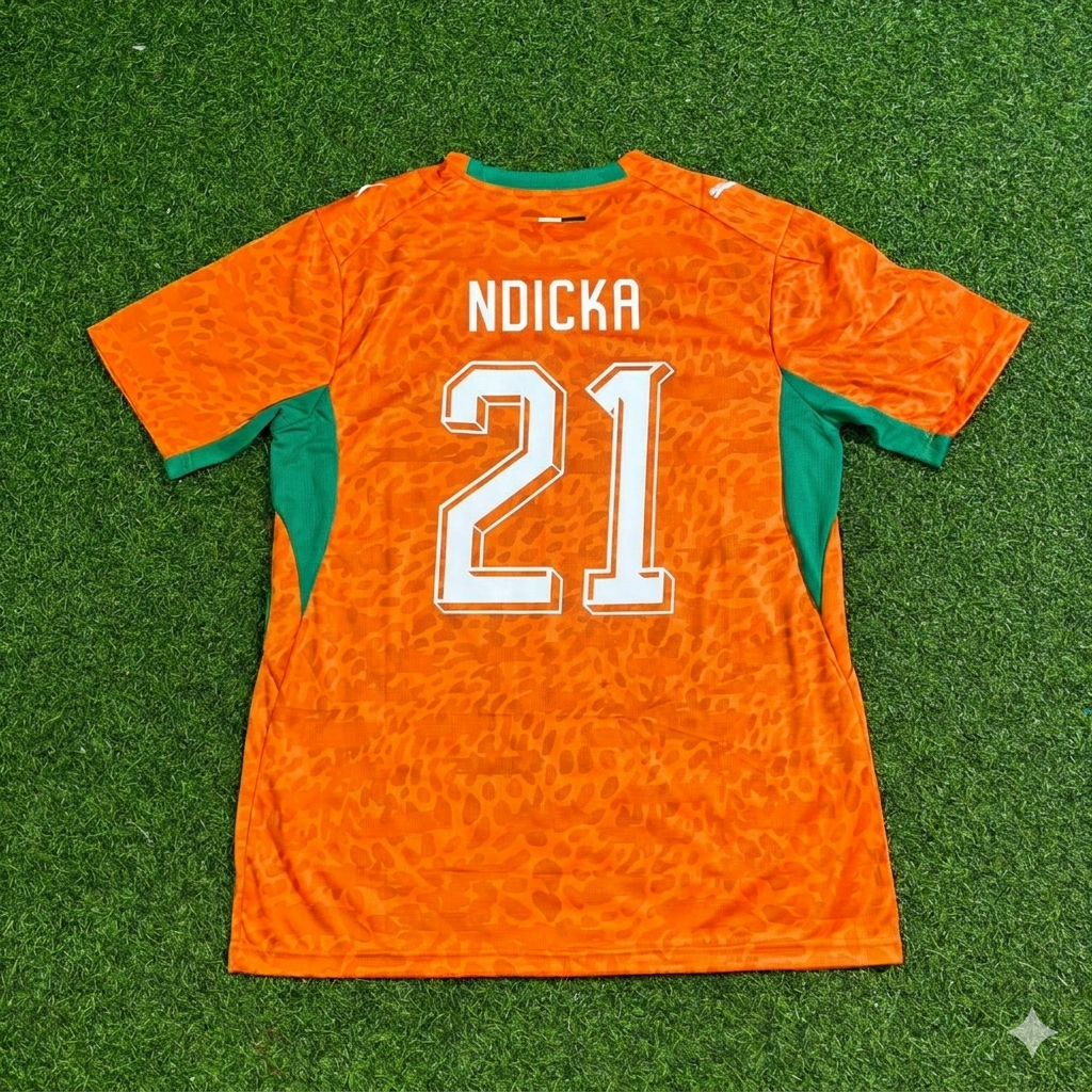 Evan Ndicka Ivory Coast World Cup 2026 Football Jersey Trikot Maillot