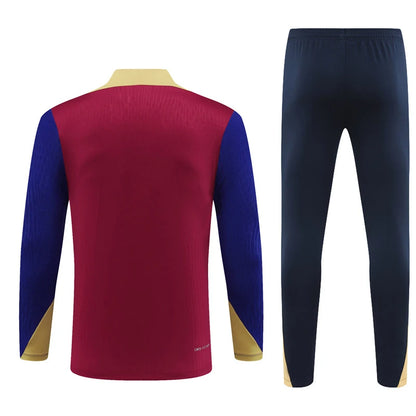 Barcelona Tracksuit  Red  Training Top Pack