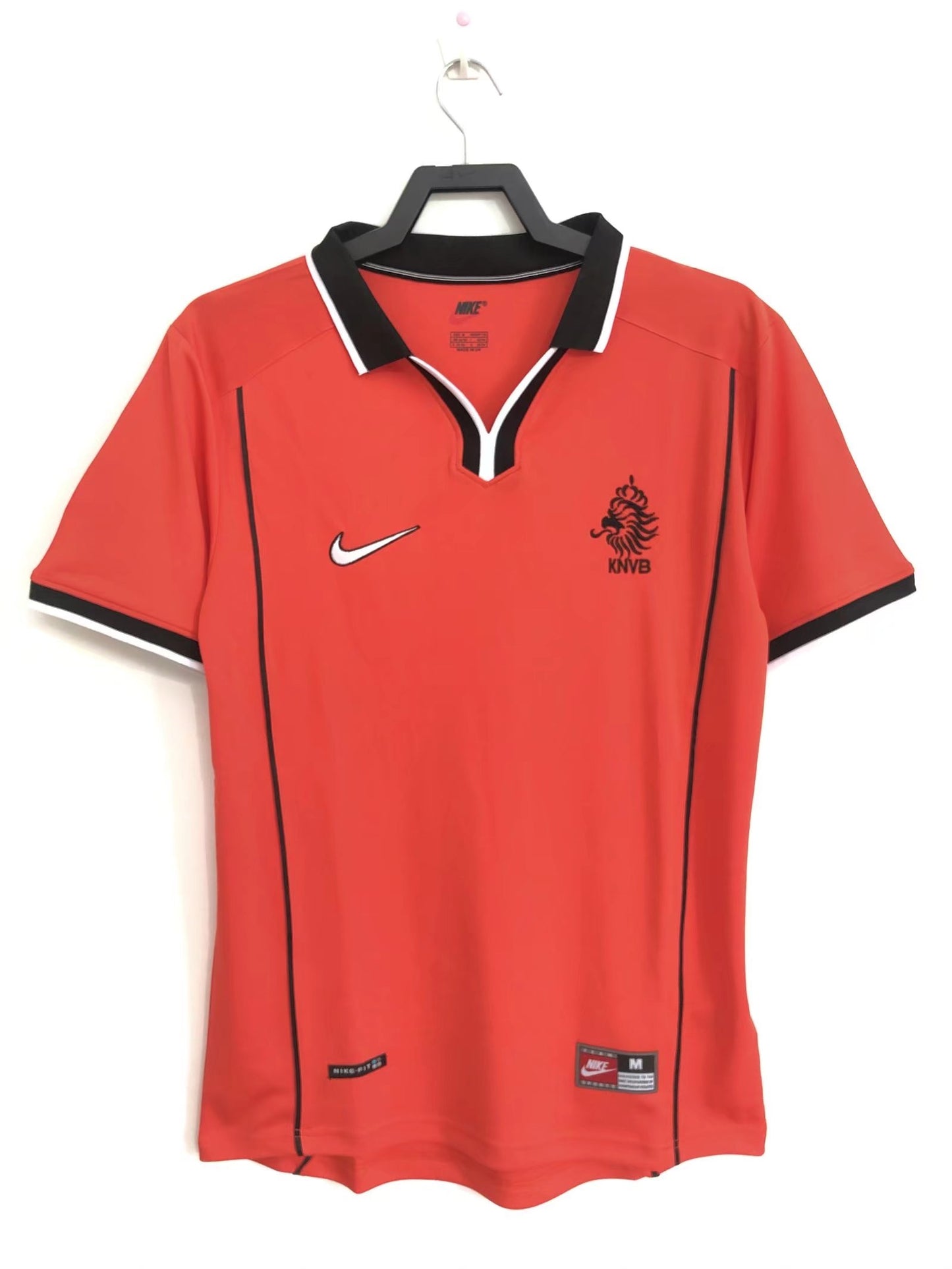 Netherlands - Holland 1998 World Cup Retro Version Home Orange Football Jersey