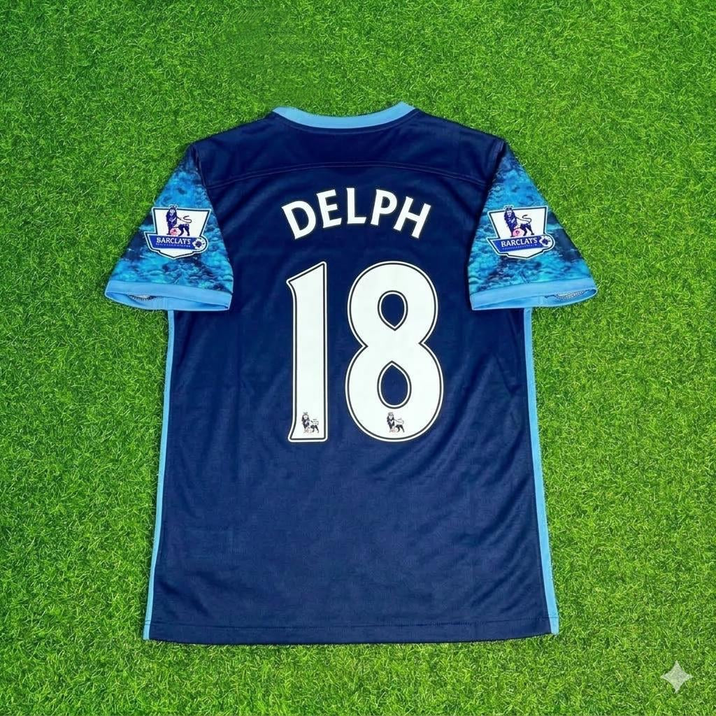 Fabian Delph 18- Manchester City 2016 2017 Season Retro Jersey Maillot Trikot Maglia