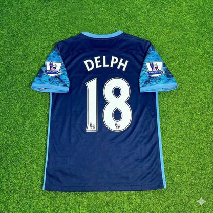 Fabian Delph 18- Manchester City 2016 2017 Season Retro Jersey Maillot Trikot Maglia