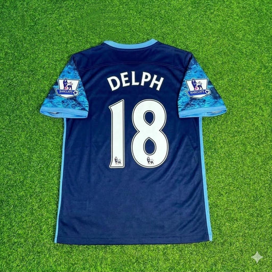 Fabian Delph 18- Manchester City 2016 2017 Season Retro Jersey Maillot Trikot Maglia