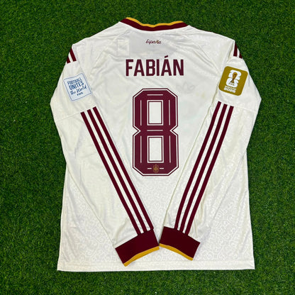 Fabián Ruiz Peña #8 Spain 2026 World Cup Away Long Sleeve Jersey Trikot Maillot