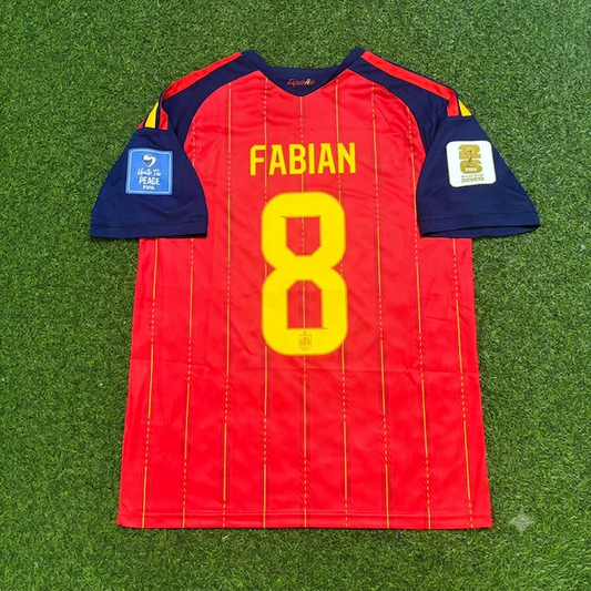 Fabian Ruiz #8 Spain 2026 World Cup Home Football Jersey