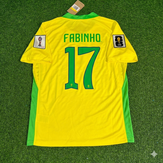 Fabinho Brazil 2026 World Cup New Season Football Jersey