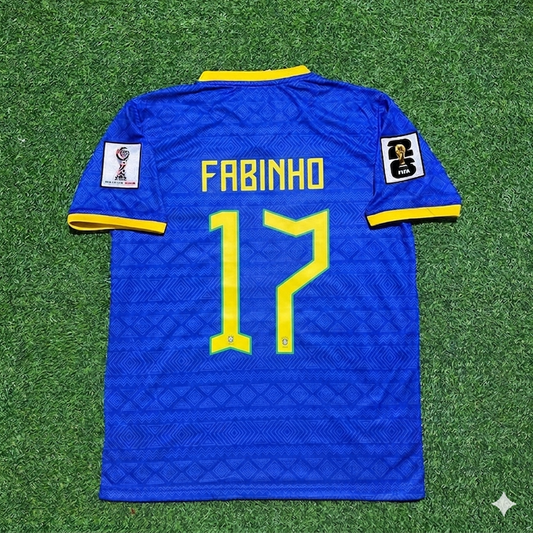 Fabinho 17- Brazil 2026 World Cup Blue New Season Football Jersey