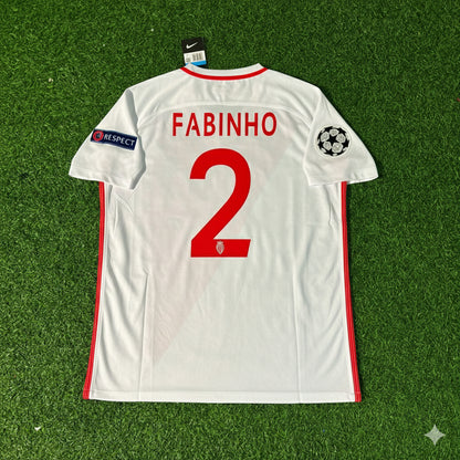 Fabinho Monaco 2016–17 Champions League Retro-Trikot-Fußballtrikot