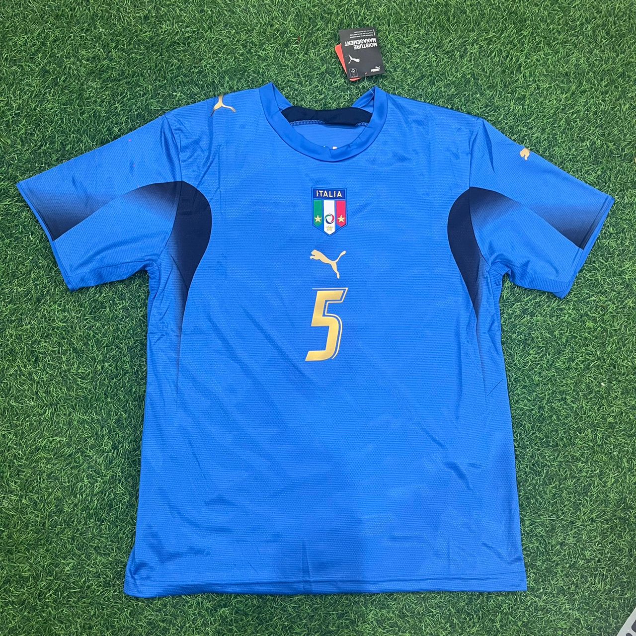 Fabio Cannavaro - Italy 2006 World Cup Final Retro Jersey Maillot Trikot Maglia Soccer Shirt