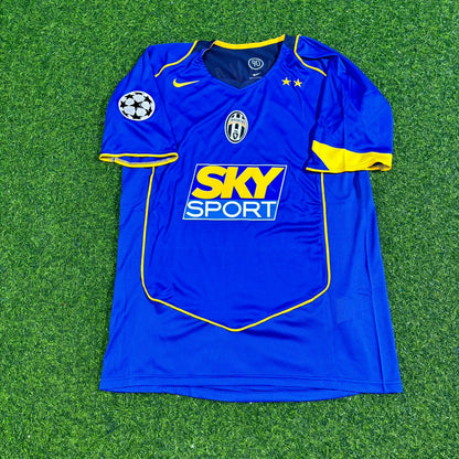 Maillot de football rétro bleu Fabio Cannavaro Juventus 2004-2005