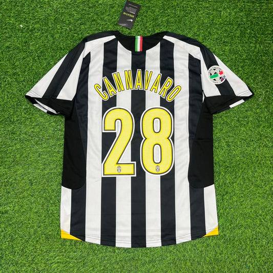Fabio Cannavaro Juventus 2005-2006 Retro Football Jersey