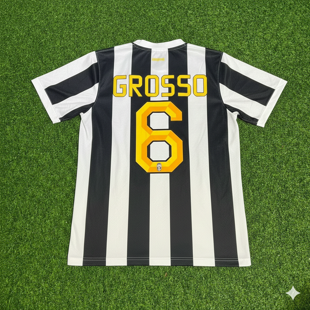 Fabio Grosso Juventus Home 2011 2012 Season Retro Jersey Trikot
