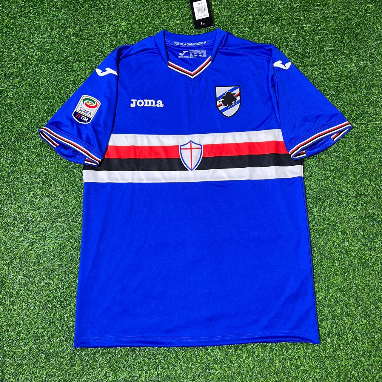 Fabio Quagliarella Sampdoria 2016/2017 Retro Football Jersey