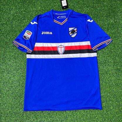 Fabio Quagliarella Sampdoria 2016/2017 Retro Football Jersey