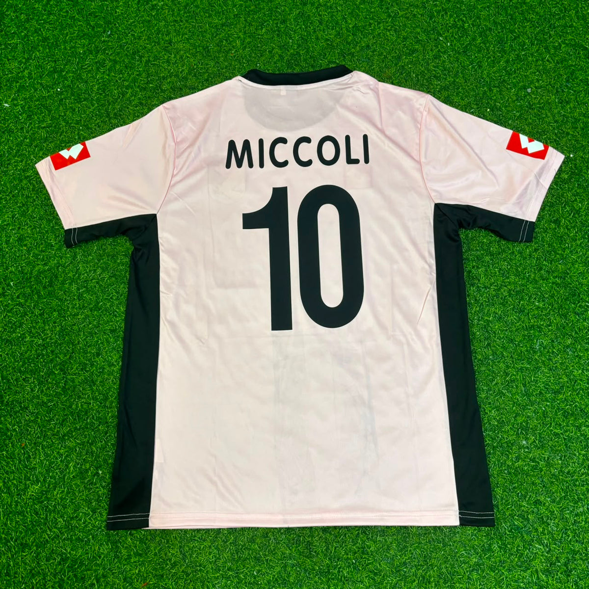 Fabrizio Miccoli Palermo FC Pink Retro Football Jersey Trikot Maillot
