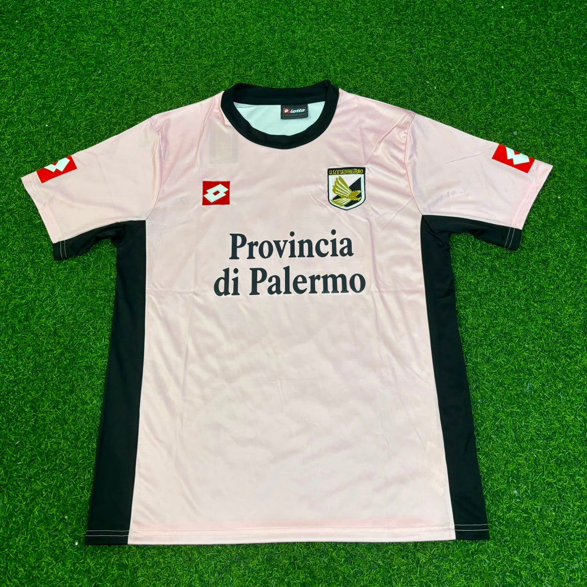 Fabrizio Miccoli Palermo FC Pink Retro Football Jersey Trikot Maillot