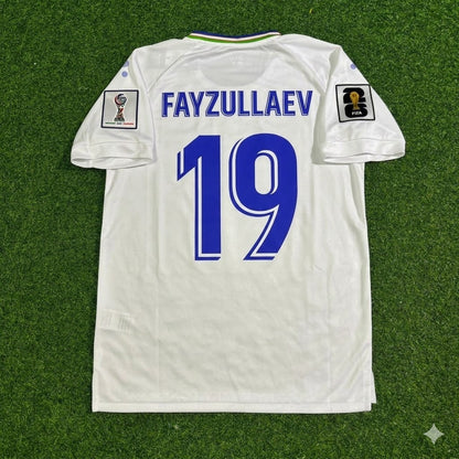 Abbosbek Fayzullaev Uzbekistan 2026 World Cup Football Jersey