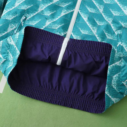 Germany Deutschland Double Sides Windbreaker - Reversible Jacket Green