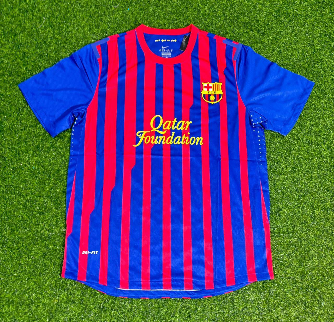 Barcelona FC 2011/2012 Retro Home Football Jersey