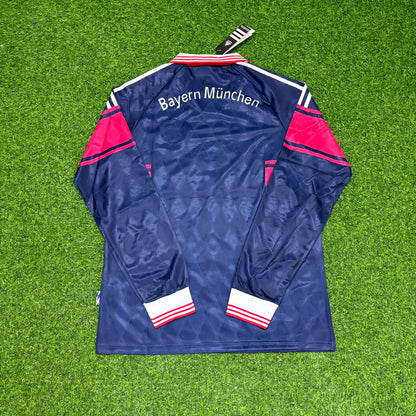 FC Bayern München 1997/98 Saison Langarm Heim Retro Trikot