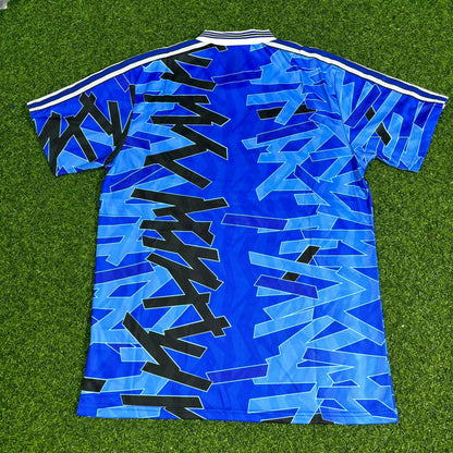 Maillot rétro FC Schalke 04 1992/93 Blaues Heimtrikot Fußball 